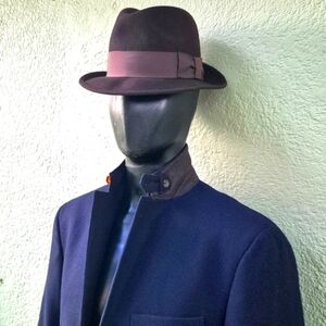 DAVID CHU (ITALY) MENS ELEGANT MORGAN PATCH PURE WOOL LUXURY BLAZER